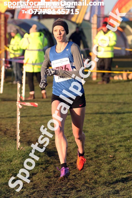Senior womens North Eastern Cross Country, Redcar. Photo:  David T. Hewitson/Sports for All Pics